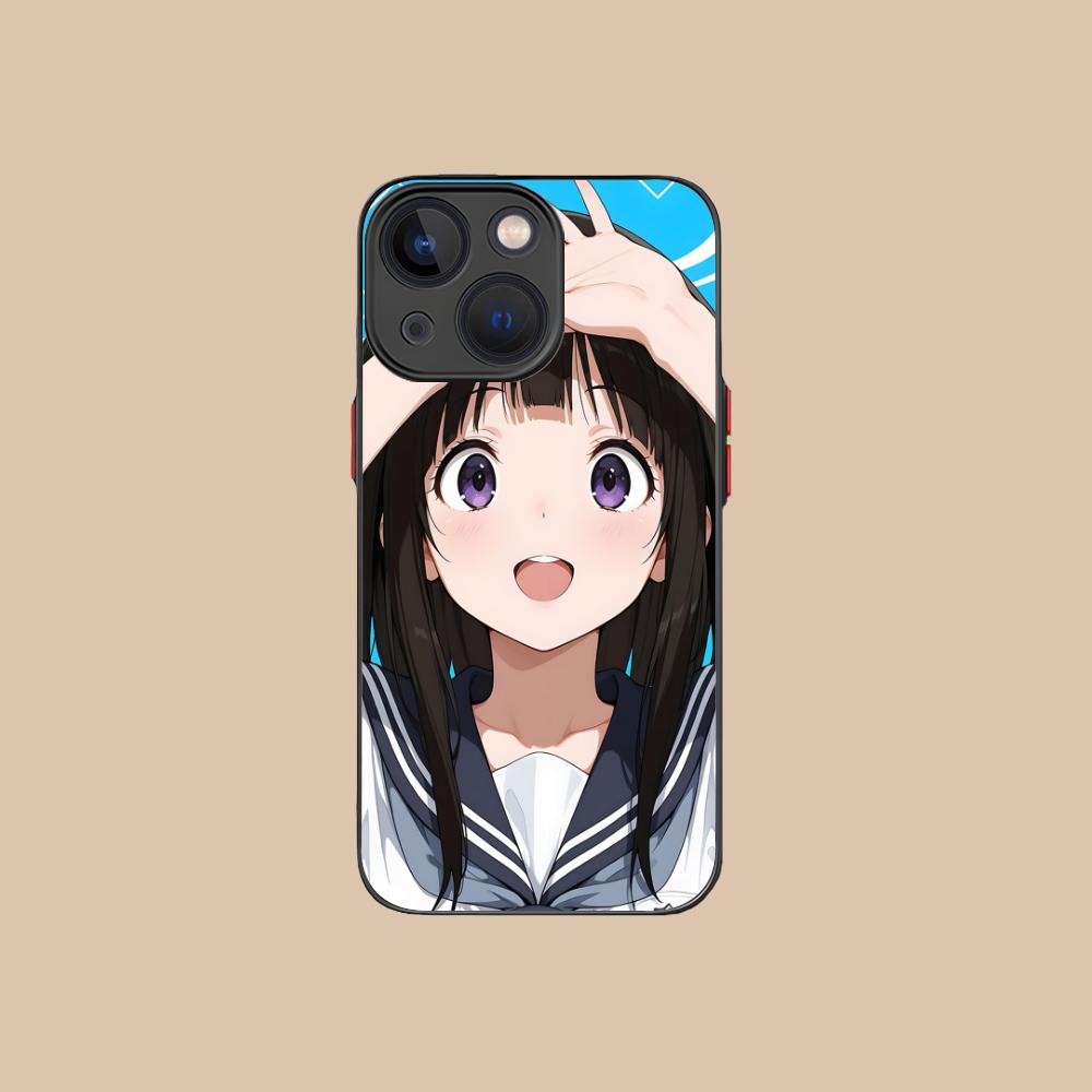 Hyouka Chitanda Silicone Mobile Phone Case for iPhone 17 16 15 14 13 12 11 X XR XS Air Pro Max Plus Mini Colorful Cover
