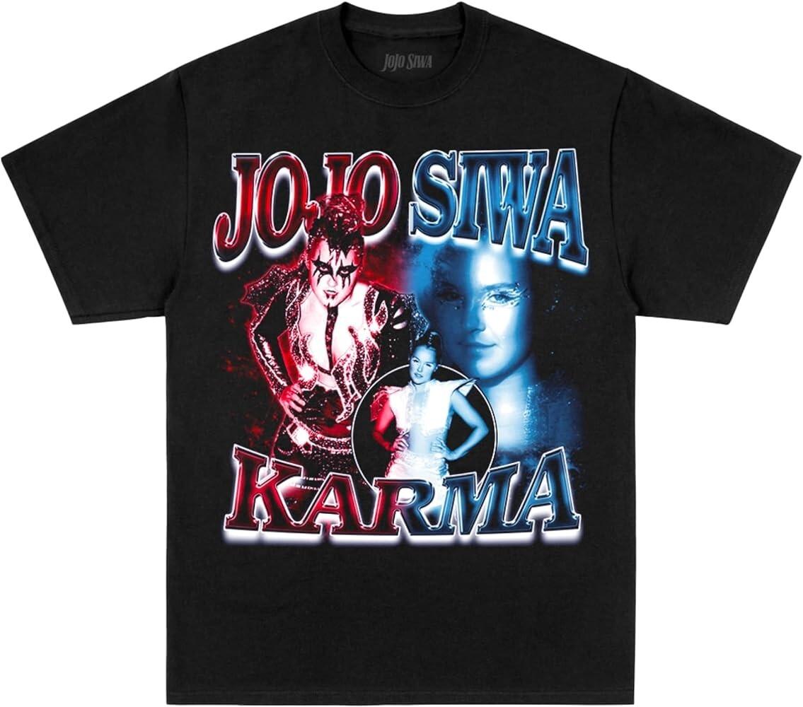 JoJo Siwa Mens JoJo Siwa Karma Black Shirt New S M L XL XXXXL