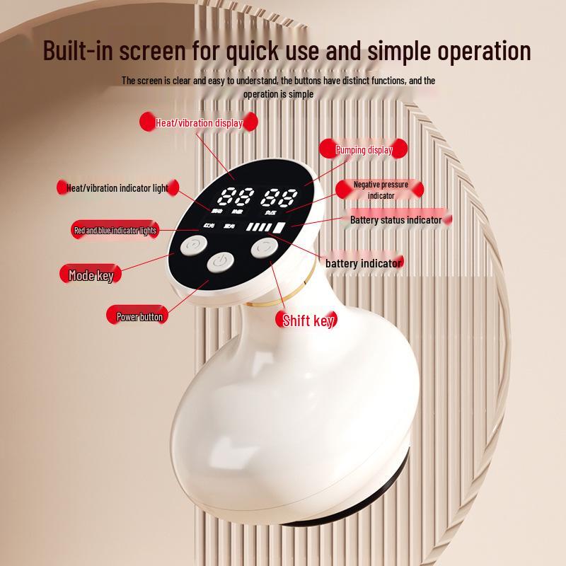Electric Gua Sha & Meridian Massager: All-Body Cupping Device for Home Use