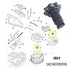 Spare Wheel Tire Hold Fixing Mounting Screw Bolt Retainers 1KD803899B L1KD803899B For Golf 6 MK6
