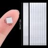 Hot Silver Temporary Stickers Glitter Techwear AI Future DIY Makeup Sticker Waterproof Face Stickers Cosplay Accessories