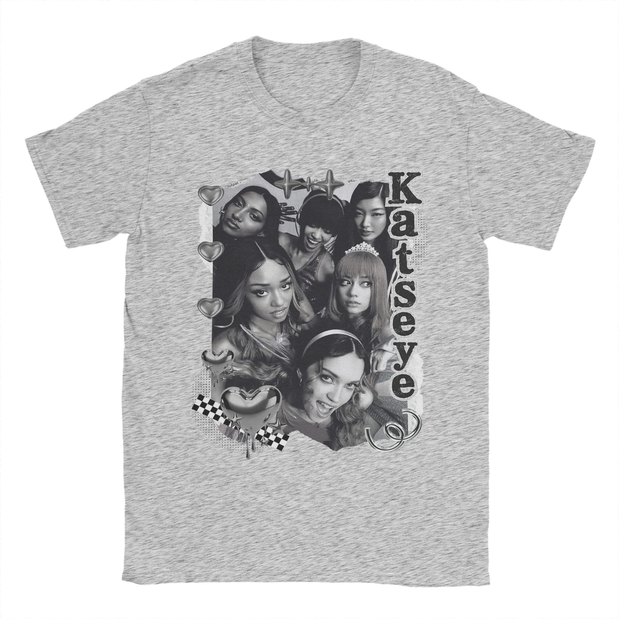 

Men KATSEYE Kpop Y2K Group T Shirts Cotton Clothes Novelty Short Sleeve Round Neck Tees Plus Size T-Shirt M