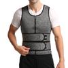Men Double Belt Vest Waist Trainer Sweat Body Shaper Sports Slimming Waist Trimmer