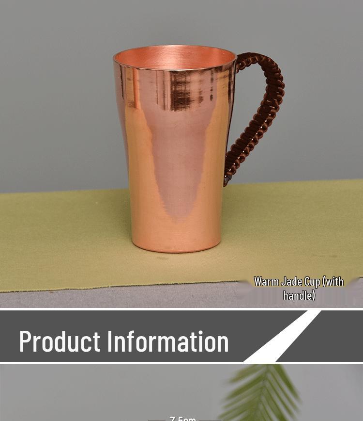 Reine Dickwandige Kupferbecher für Kaltgetränke, Bier, Personalisierte Kaffee-Dosierung.