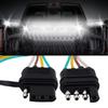 Trailer Wire Power Cord The 4 Pin Connector Prong Plug Suite Wiring Harness Extension Pvc Light Adapter Kit Towing