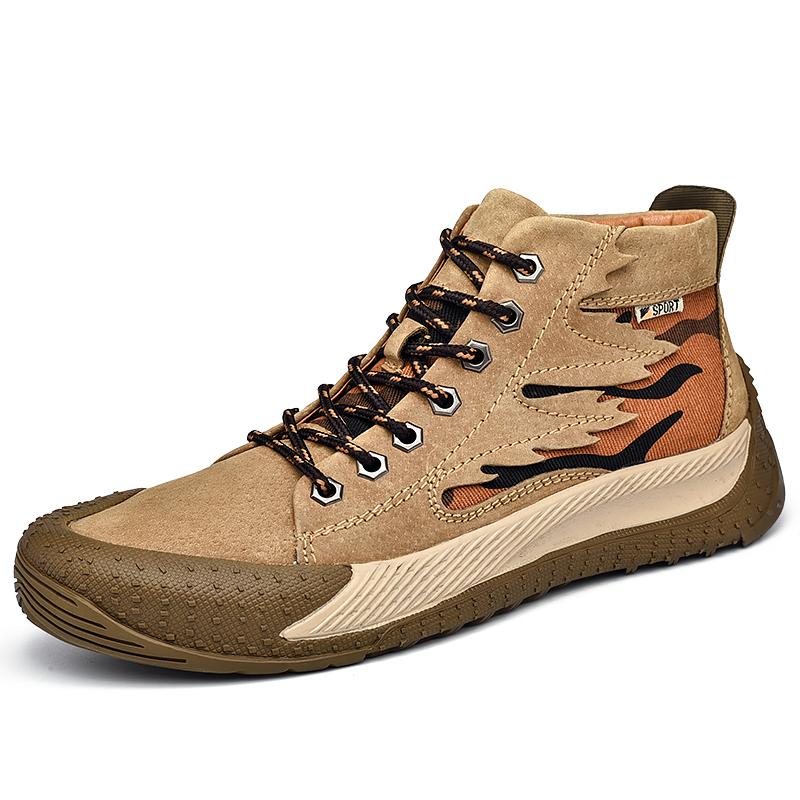 

МодаВысокое Качество Бренд Мужские Высокие Кроссовки Осень Зима Модные Кроссовки Мужские Ботильоны Короткие Ботинки Уличная Рабочая Обувь Бесплатная Доставка 45 коричневый