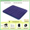 Portable Double Folding Inflatable Air Mattress for Home & Camping