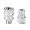 ABFS High-Pressure Pipe Joints Garden Hose Connector NPT4 Points DN15 Quick Plug Car Wash Water Pipe Connector