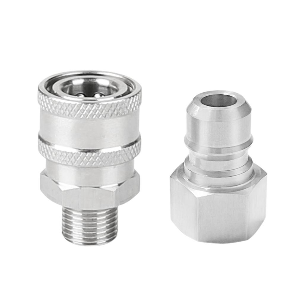ABFS High-Pressure Pipe Joints Garden Hose Connector NPT4 Points DN15 Quick Plug Car Wash Water Pipe Connector