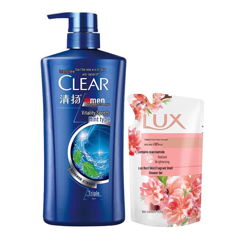 Набор шампуня и геля для душа Clear Men s Active Sports Mint