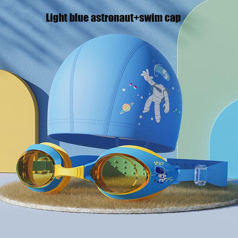 Children's Swimming Goggles Waterproof and Anti Fog High-definition Cartoon Professional Swimming Goggles for Boys and Girls