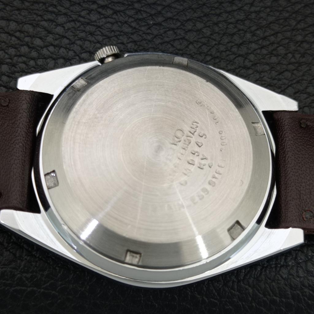 AUTOMATIC VINTAGE REFURBISHED SEIKO 5 7009A JAPAN MENS RED DIAL WATCH a445607-1