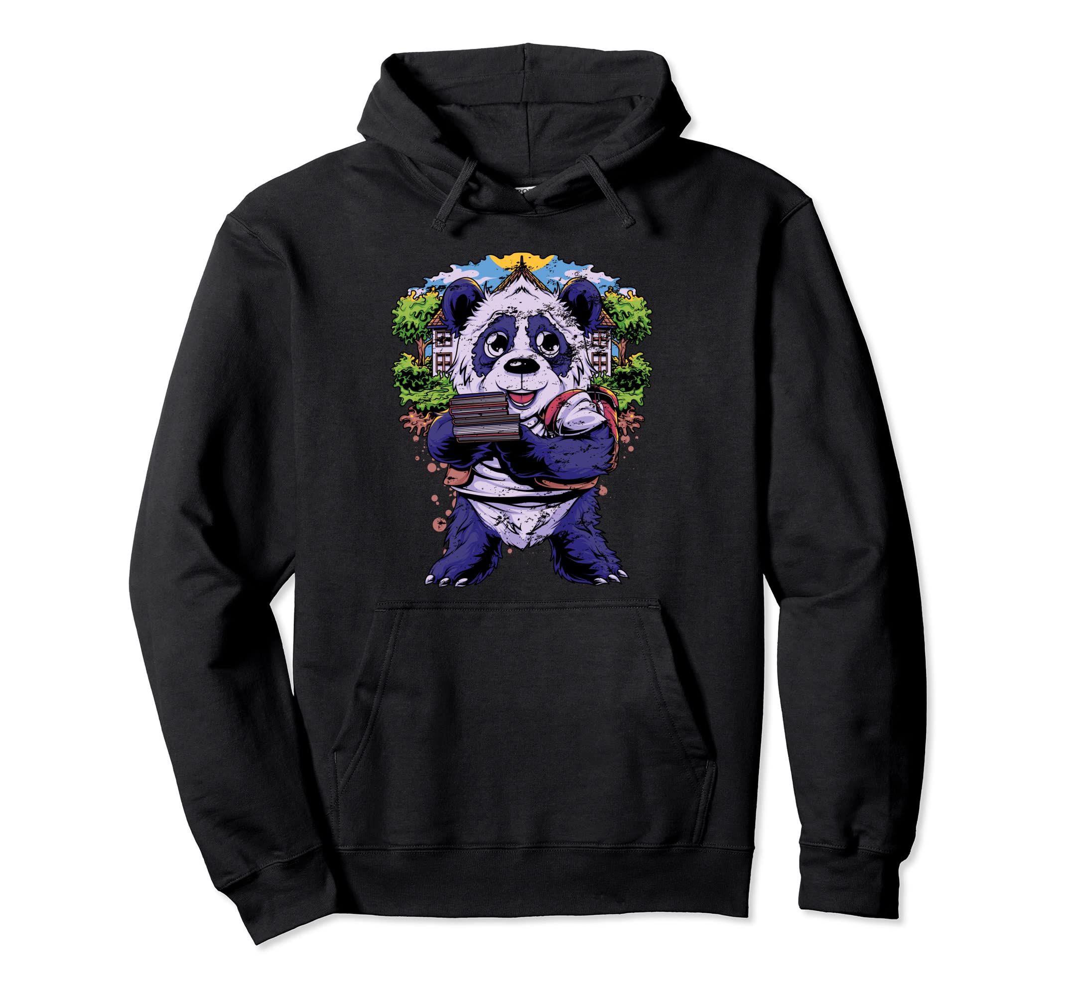

Cute Back to School Panda Hoodie for Boys and Girls