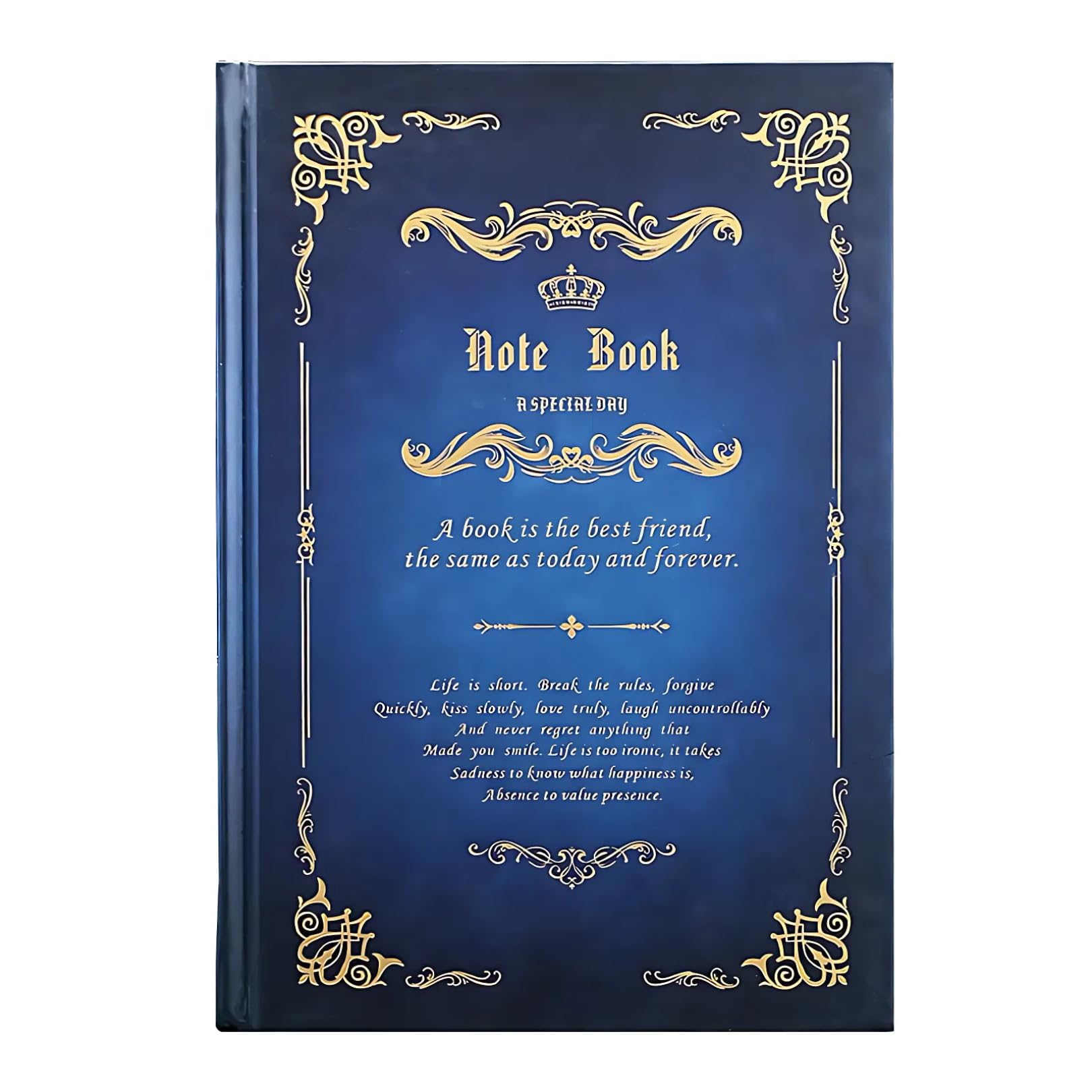 

Copeflap Antique Notebook, A5 Diary, Spellbook, Western Style (Blue)