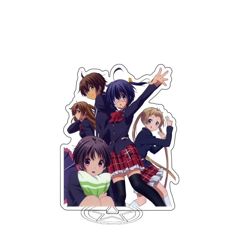 15cm Anime Take On Me Takanashi Rikka Acrylic Stand Action Figure Toy Figures Desktop Home Decoration