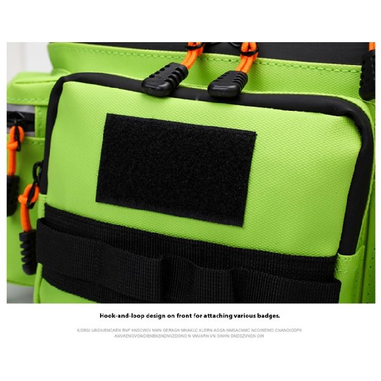 Crossbody Single Shoulder Bag Multifunction Waist Bags Fishing Pack Water Resistant Outdoor Fishing Tackle Storage Bag
