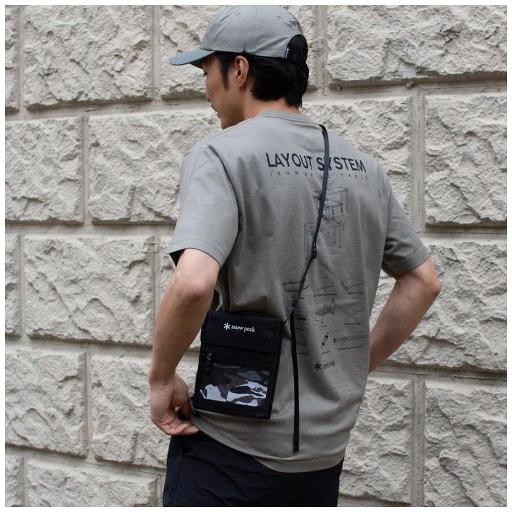 Snow Peak Pouch Ecopak Travel Pouch One BlAck Sp Ac 25su00200019 [w150 X D10 X H185  Mm ]