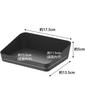 Yamazaki Tower Amenity x x Small Item Storage Bathroom 4220 Box, Black, Approx. W17.5 D13.5 H5cm, Tray, Tabletop,