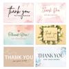 50-Pack Fresh & Simple Floral Thank You Cards for Gift Inserts