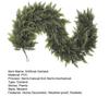 1/2 ks 150/180/270CM Vánoční Umělá Cedrová Girlanda Simulace Větev Borovice Norfolkské Falešná Zeleň Krbová Rimska Veranda Dekorace