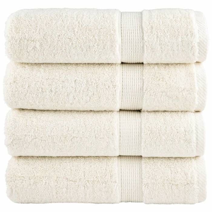 VidaXL Superior Quality Hand Towels 4 Pcs, Bath Towels, Hand Towels, Bathroom Washcloths, 137474