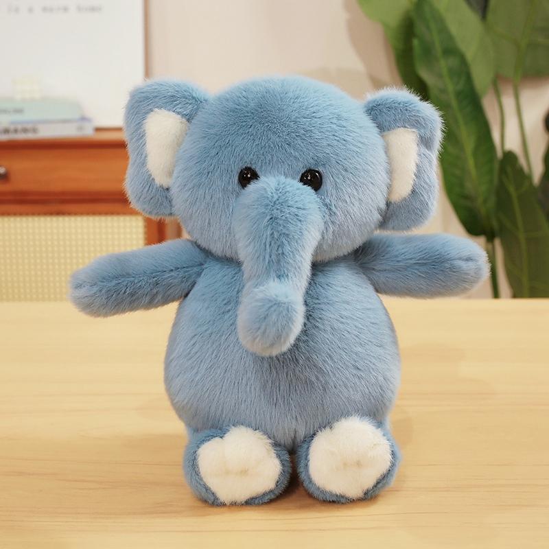 

Супермягкая мультяшная плюшевая кукла в виде животного, очаровательный милый слон, собака, кошка, мягкая игрушка, обнимательная, идеальные рождественские подарки на день рождения для детей 30cm