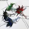 Feathers Design Half-Face Lace Mask Seductive Style Cosplay Feather Mask Fancy Prom Masquerade Halloween Festival Party Mask