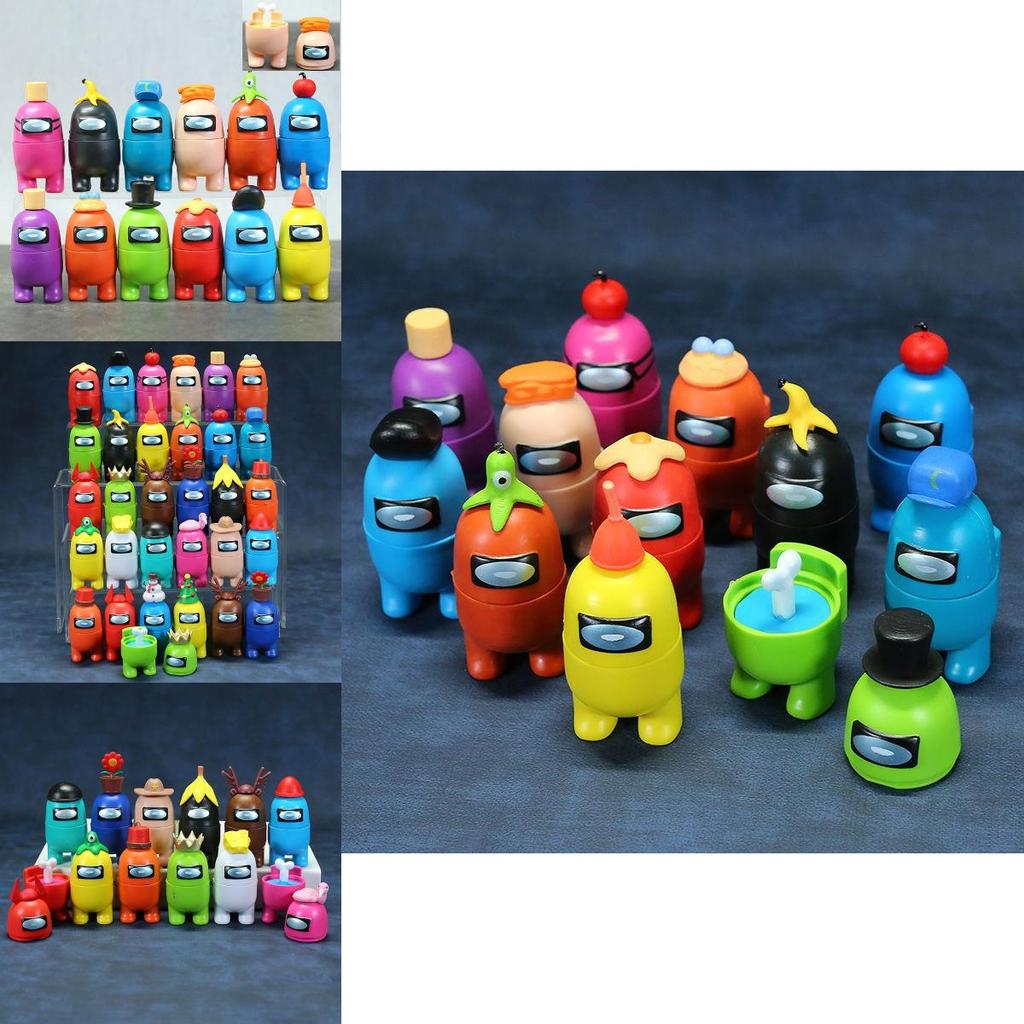 Action Among Us Figures Game Toys Mini Car Decoration Dolls Gift 12pcs 8pcs 7pcs