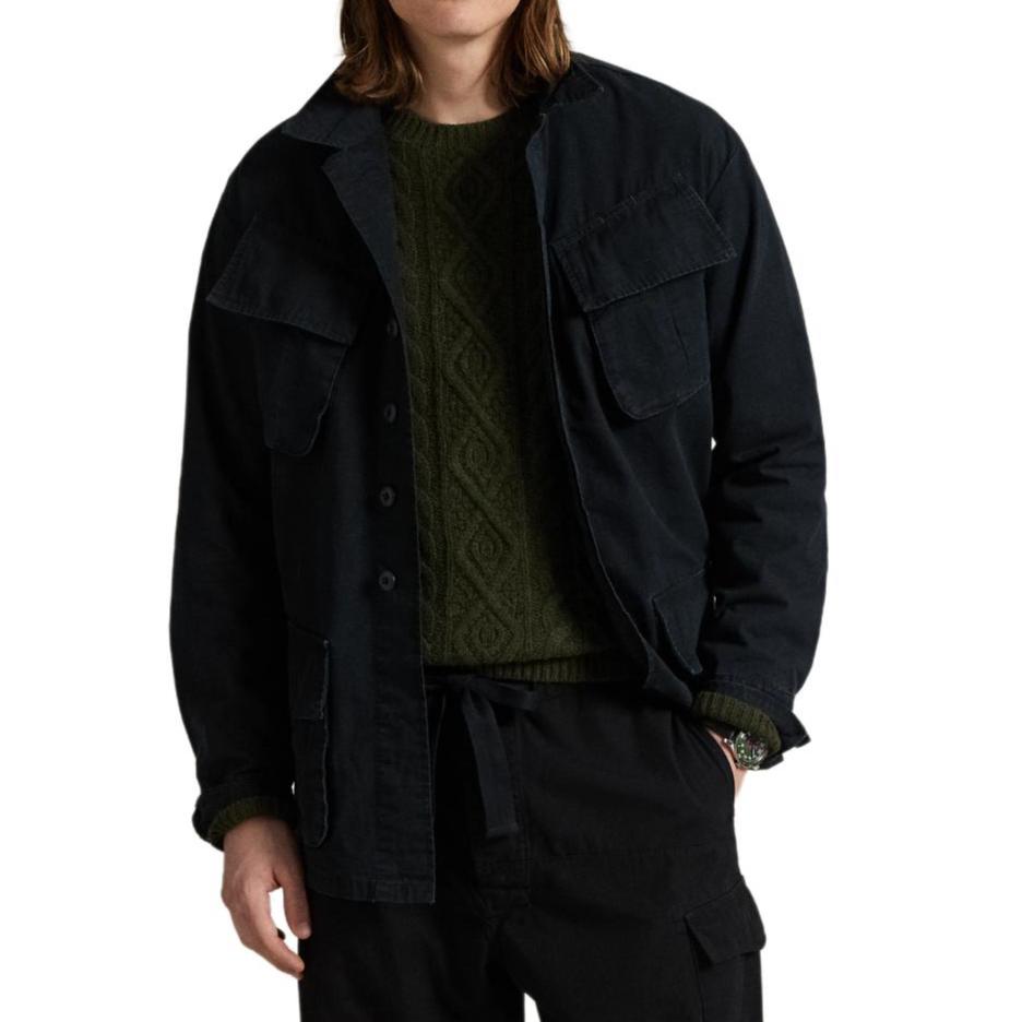 Polo Ralph Lauren Cotton Polo Collar Button Pocket Long Sleeve Shirt Men shirts MNPOWOV16824492-001