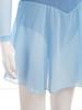 Girls Sparkling Mesh Dance Dress Long Sleeve Keyhole Back Leotard for Ice Skating Ballet Costume