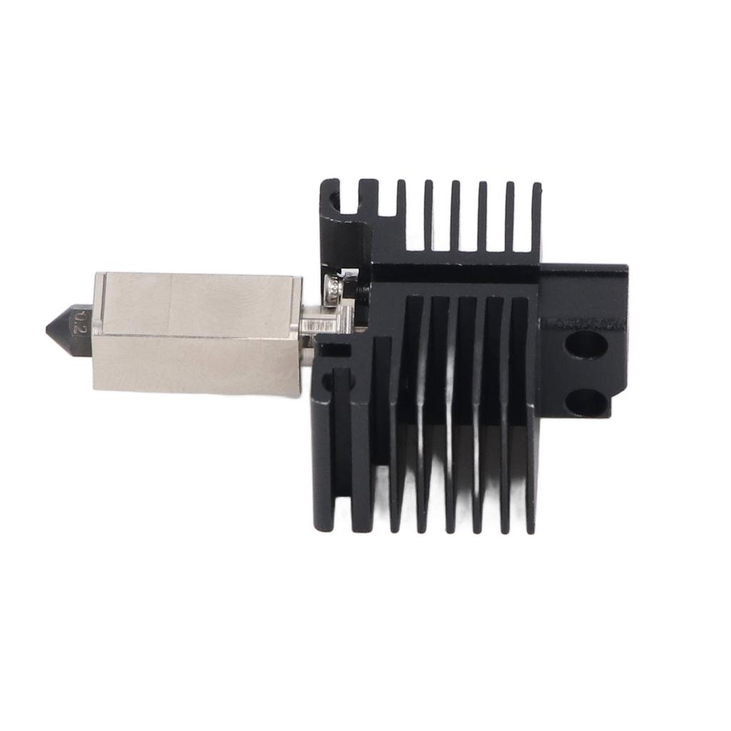 Hotend-Kit 0,2 mm Düse aus gehärtetem Stahl Extruder Hot End mit 2510 Lüfter für Bambu Lab P1P P1S 3D