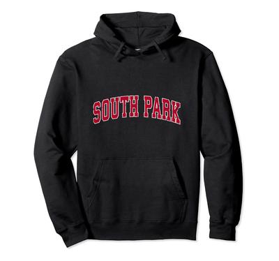 South Park, Pennsylvania Vintage Sports Design Red Hoodie