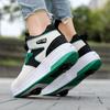 31-42 Boys Roller Skates Shoes Removable Flat Shoes Girls Roller Skates Sneakers for Kids