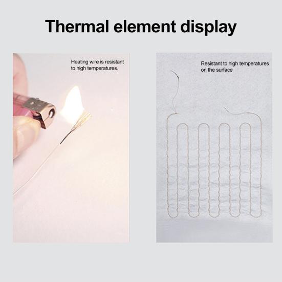 Auto Beheizbares Sitzkissen 5V Elektrische Heizmatte mit Plüschbezug 3 Temperatureinstellungen
