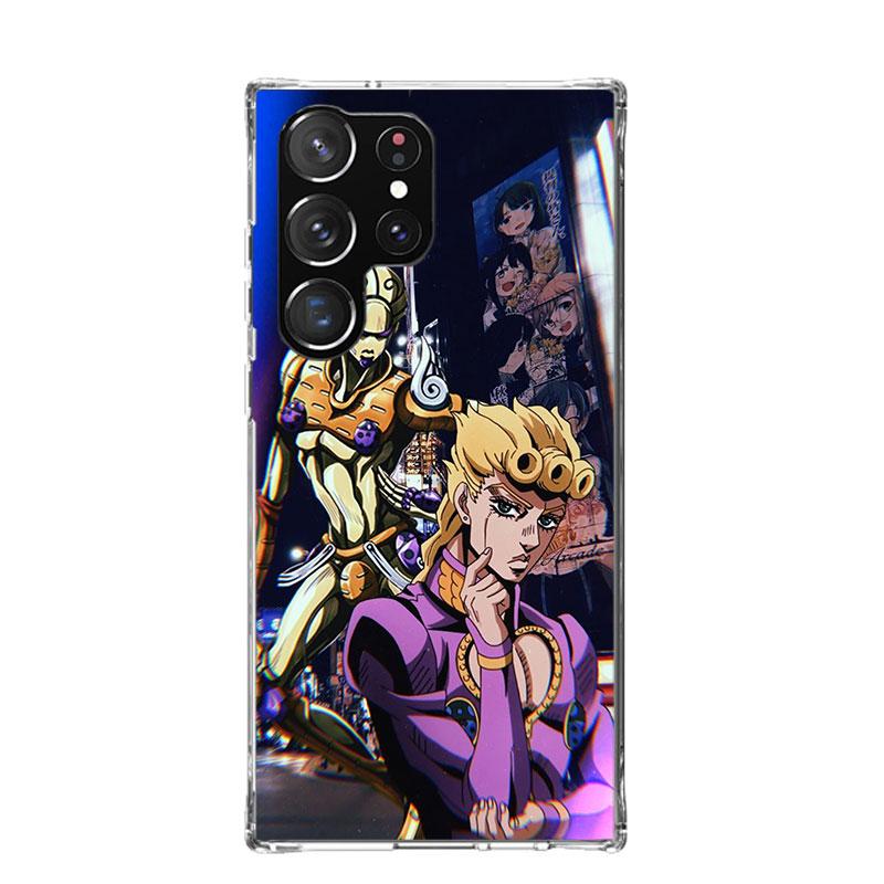 JoJo Abenteuer Giorno Giovanna Handyhülle Für Samsung Galaxy S25 Edge S24 S23 S22 S21 FE S20 Ultra S10 Plus + Kunst Individuell angepasst Coq