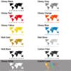 Car Side Body Sticker Graphics World Map Adventure Edition Decor Decal For Van SUV Camper RV Motorhome Car Auto DIY Vinyl Cover