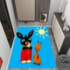 Bing's Birthday Celebration Themed Anti-Slip Rugs - Polyester Home Decor, Suitable for Bedrooms, Living Rooms, Doorways, Studios, and Decorations