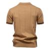 Heren Uni Kleur Sport Rits Polo Shirt Atletische Sociale Polo Shirts voor Mannen Kantoor Slim Fit Polo