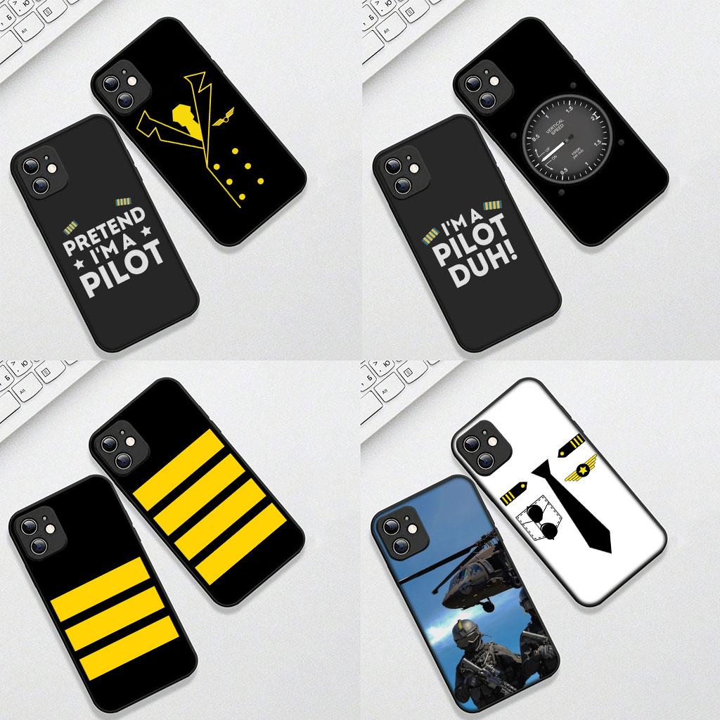 Airplane Pilot Epaulette Casing Phone Cover for Xiaomi Redmi Note 12 11 10 Pro 10A 10C 12C 14C A4 Note12 5G Soft Case