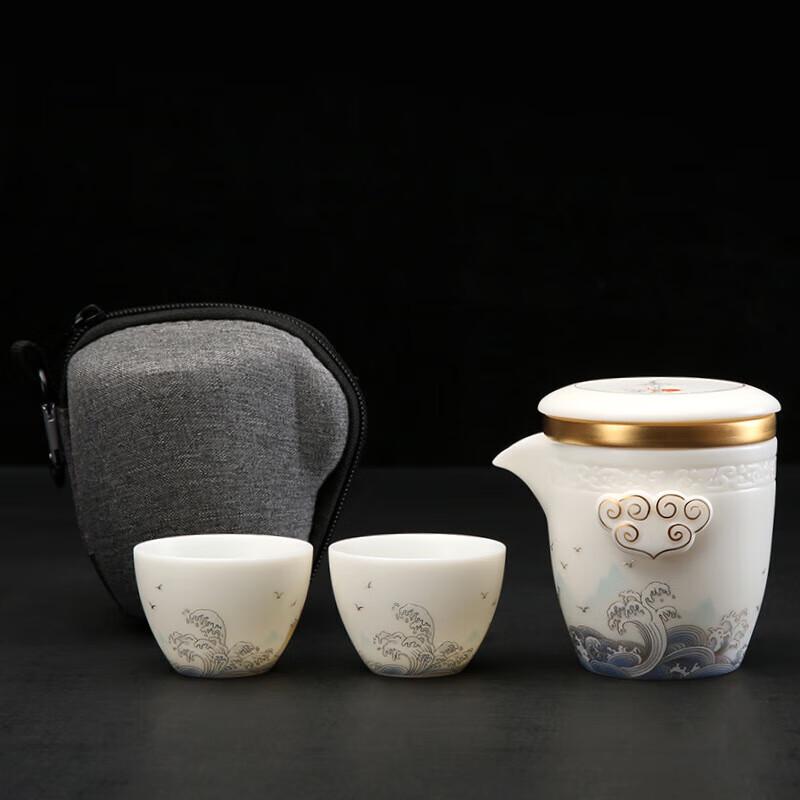 Высококачественный скандинавский белый фарфоровый набор для быстрого заваривания чая Chaxun