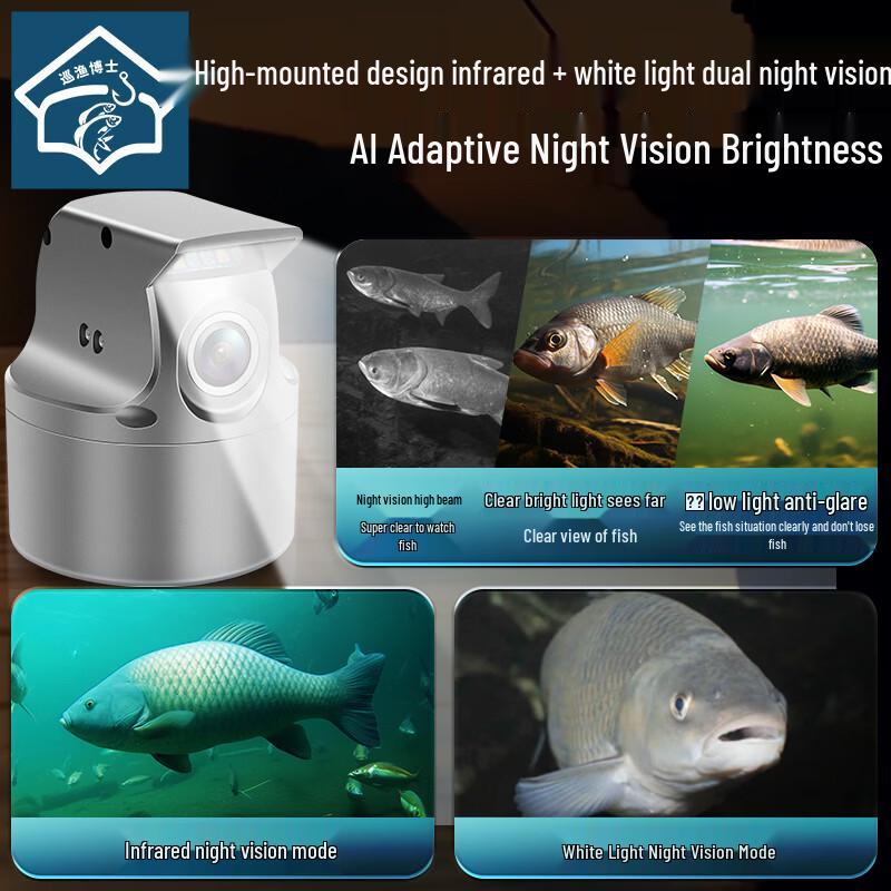 Xunyu Doctor 360-Grad drehbare Unterwasserkamera zum Angeln