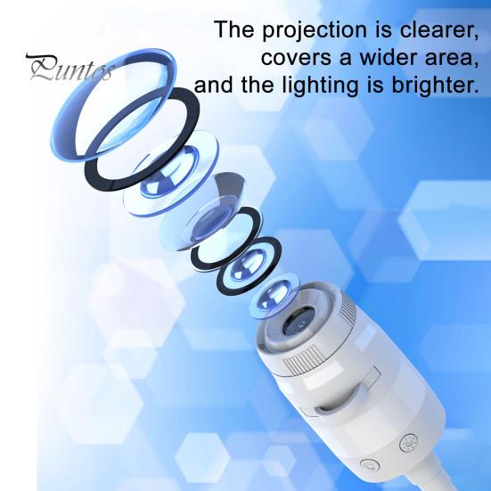 Compact Star Projector Lamp 2-in-1 Night Light, Starry Sky Ambient with Films, Kids Bedroom Decor USB Powered Dual-Mode for Sleep And Decoration