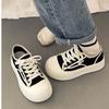 Canvas shoes platform small new student big head board shoes ins trendy soft sole
