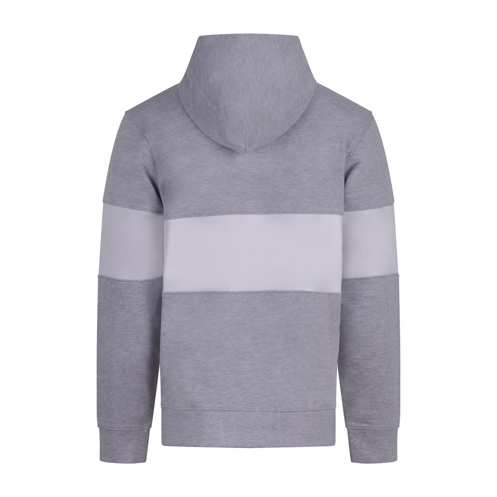 Front Row Mens Heavyweight Panelled Hoodie