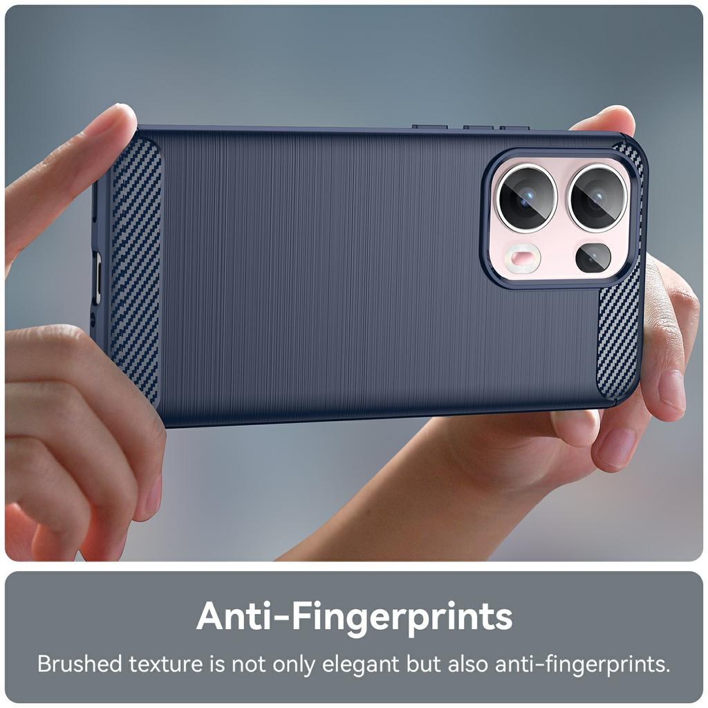 For Oppo Reno13 Pro 5G Case Protective Phone Cover Carbon Fiber Texture Brushed