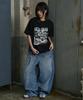 Peideu [Set] Pd Industry Waveform Short Sleeve T-Shirt 2-Piece Package