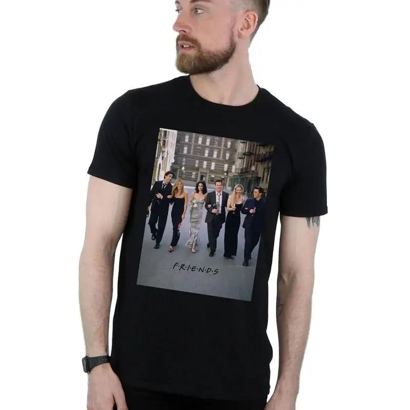 

Friends Men s Champagne And Flowers T-Shirt S разноцветный