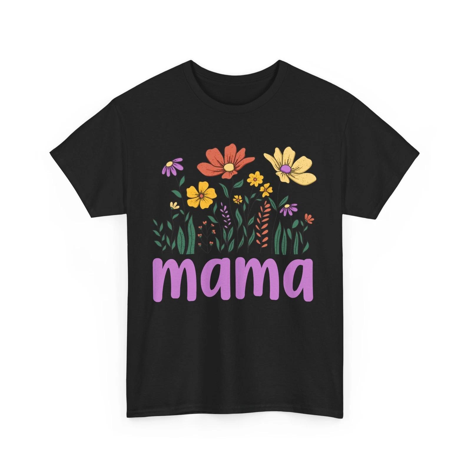 

Sun & Flowers T-Shirt | Happy Vibes & Warm Weather Tee | Mama Shirt M