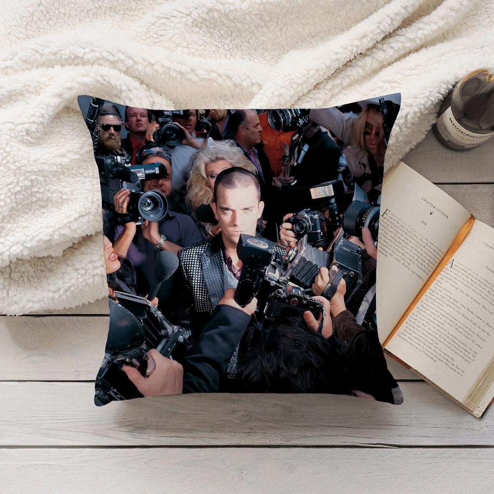 Singer Robbie Williams Pillow Case Home Decoration Cushion Cover Suitable For Bedroom Car Office Sofa