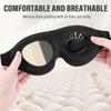 Masque de Sommeil 100% Occultant Masque de Sommeil 3D pour les Yeux Mousse à Mémoire Masque pour les Yeux Doux Bandeau Aide au Sommeil Slaapmasker